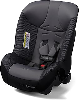 Safety 1st Smooth Ride Convertible Car Seat, 2-in-1 Rear & Forward Facing, 5-40 lbs, 30-50 lbs, Fits 3 Across, Slim Design, Latch, Machine-Washable, Travel-Ready, Steamship