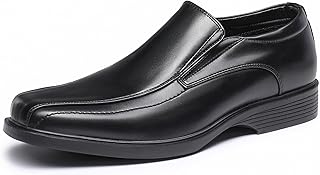 Men's Square Toe Dress Loafers Formal Shoes