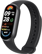 Smart Band 9 Global Version (2024) 1.62" Amoled Display | 233 mAh Battery | up to 21 Days of Battery Life | Over 150 Workout Modes | BT 5.4 | 50M Water Resistant - Midnight Black