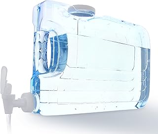 Arrow Oasis Drink Dispenser for Fridge, 1.25 Gallon - Plastic Beverage Dispenser with Spigot - Clear Space-Saving Design with Handle - Ideal for Water, Juice & Iced Tea - BPA Free - Made in USA
