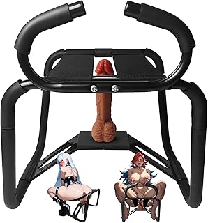 Sex Chair,Sex Furniture for Bedroomwith Adjustable Handrail and Realistic Dildo Sex Stool,Weightless Position Sex Bench for Couples Novelty Toys for Adult Games