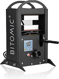 8 Ton Heat Press Machine - Easy Press & Leak-Free & Sturdy Hydraulic Press Kit | Hot Press w/Dual 2.3x4.7 inch Heated Platens l Accurate LCD Temperature Control