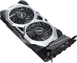 MSI Gaming GeForce RTX 2060 12GB GDRR6 192-bit HDMI/DP 1650 MHz Boost Clock Ray Tracing Turing Architecture VR Ready Graphics Card (RTX 2060 Ventus 6G)