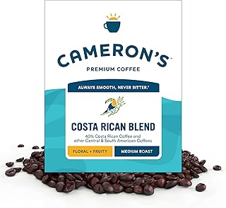 Cameron's Coffee Roasted Whole Bean Coffee, Costa Rica Blend, 4 Pound