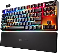 SteelSeries Apex Pro TKL Wireless Gen 3 OmniPoint 3.0 HyperMagnetic Switches — Adjustable Actuation — Rapid Trigger — Game-Ready Presets — Protection Mode — Rapid Tap/SOCD — Dual Wireless — OLED