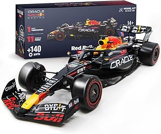 Formula 1 RB19 Model Kit - 1:18 Scale Racing F1 RB19 Model Inspired by Checo Pérez & Max Verstappen Building kit, Collectible diecast, 140 Pieces