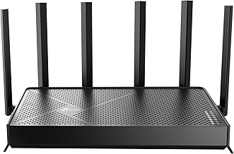 TP-Link Tri-Band BE9700 WiFi 7 Router (Archer BE600) – 10G Port, 2.5G Port, 3× 2.5G LAN, 320MHz Channel, Covers up to 2,600 sq. ft., 120 Devices, VPN, HomeShield Security