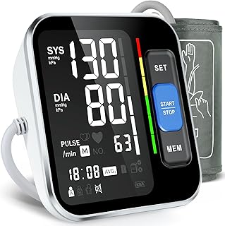 Blood Pressure Monitors for Home Use Upper Arm, Accurate Cuff 8.7”-15.7” Monitor with Large Backlight Display 2 Users 240 Sets Memory & HR Detection, Digital BP Machine with Carrying Case