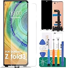 Original for Samsung Z fold3 5G Screen Replacement for Samsung Galaxy Fold3 5G LCD Digitizer Repair Kits for Samsung SM-F926B Touch Screen Display Assembly Replacement Black (Small Size)