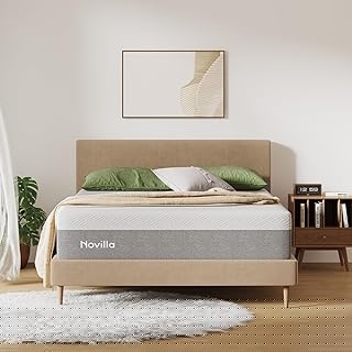 Bliss Queen Size Mattress, 12 Inch Gel Memory Foam Mattress Queen in a Box for Cool Night Sleep & Pressure Relief, Support Foam for Spine Alignment & Motion Isolation, Medium Plush Feel