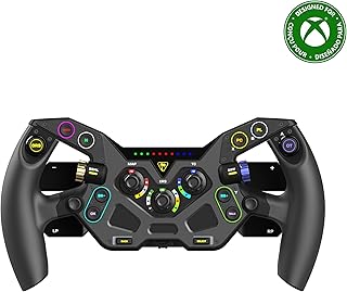 Turtle Beach VelocityOne F-RX Formula Wheel for Xbox Series X|S, Xbox One & Windows PC – For VelocityOne Race & VelocityOne KD3 Wheelbases, Hall-Effect Clutch Paddles, Magnetic Paddle Shifters, Black