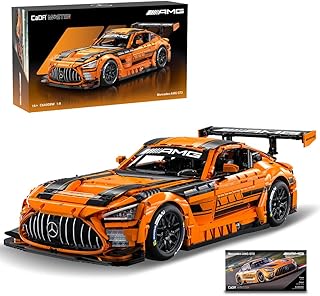 Master C64008W Mercedes-AMG GT3 Building Set,1:8 Scale – 5466 PCS Officially Licensed Supercar Model, Large Race Car Building Blocks Kit for Adults & Teens