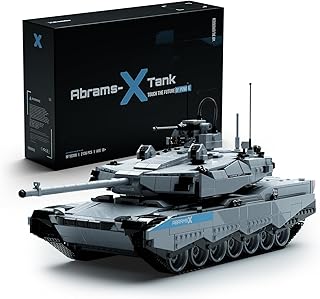 Military Abrams-X Tank Model Set, Modern Army Main Tank Building Set for Adults to Build and Collection, Display Model for Military Enthusiasts (2,136 PCS, NF10300)