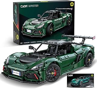Master C61511W Lotus Exige Cup 430 1:8 Static Building Block Supercar 3730 Pieces 53.8cm Collectible Display Model for Adults 14+