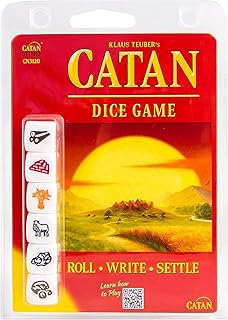 Dice Game - Portable Fun for On-the-Go Adventures! Strategy Game, Family Game for Kids and Adults, Ages 7+, 1-4 Players, 15-30 Minute Playtime, Made by CATAN Studio