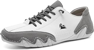 Womens Mens Slip on Loafers Casual Low Beck Driving Shoes Non Slip Breathable Comfortable Sneakers Lightweight Orthopedic Flat Blocked Sneakers Lace Up Fashion Athletic Footwear