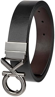 Men’s Reversible Leather Belt - 2‑in‑1 Versatile Modern Style