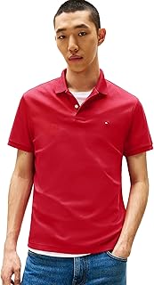 Mens Short Sleeve Casual Polo Shirts in Regular Fit with Liquid Cotton