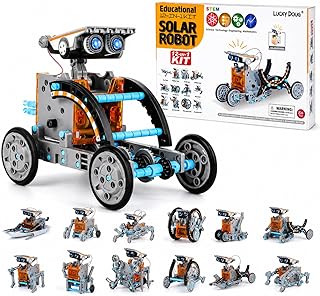Solar Power Robot Building Kits Toys for Boys Girls Ages 8-13, STEM Kit Gifts for Kids 8 9 10 11 12 13 Years, DIY Educational Science Building Robotic Set Gifts for Teenagers