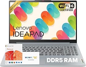 IdeaPad Slim 3i 15.6" FHD Laptop • Microsoft Office 365 • 1.1TB Storage • LPDDR5 • Intel 4 Cores • 128GB SSD and 1TB Cloud • WiFi 6 • Military-Grade • Windows 11 • Essential Laptop