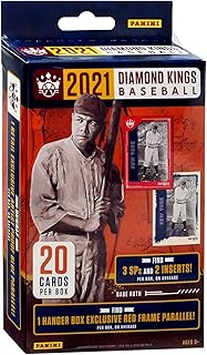 2021 Diamond Kings Baseball Hanger Box Factory Sealed 20 Cards Per Box