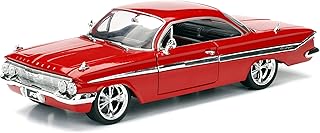 Toys Fast & Furious 8 1:24 Diecast - Dom's Chevy Impala Vehicle, Red