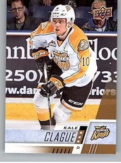 2017-18 Upper Deck CHL #7 Kale Clague Brandon Wheat Kings Canadian Hockey League Card