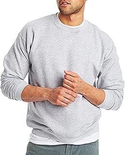 Men's Sweatshirt, EcoSmart Fleece Crewneck Sweatshirt, Big & Tall Available, 1 or 2-Pack
