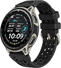 Cheetah 2 Pro 48mm GPS Running Smartwatch, 1.32" AMOLED Display, Sapphire Glass, Ti Case, 32GB Storage, 20 Days of Battery, 5 ATM, Flashlight, Offline Maps, 170+ Sports for Android & iPhone