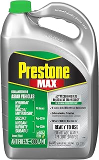 Prestone MAX Asian Green 50/50 Antifreeze Automotive Coolant, Pack of One