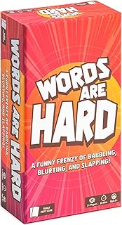 Lost Boy Entertainment Words are Hard - Party Games - Family Card Games - for Kids 8 and up - for Adults - Family Game Night - Travel Game - Creators of Piles!