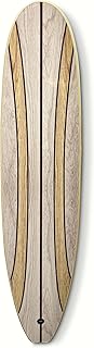 Surfboard Longboard Wall Decoration Décor - Hangs Vertical or Horizontal – Glossy Surface Like a Real Surfboard – Beach House, Coastal Living, Tropical Beach Theme – 66 inches Long