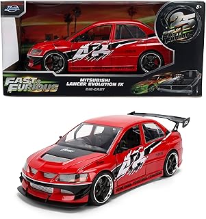 Fast & Furious 2006 Mitsubishi Lancer Evolution IX Die-Cast Car 1:24 Scale Toys