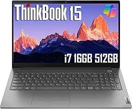 ThinkBook 15 Gen 4 Business Laptop (15.6" FHD Anti-Glare, Intel 10-Core i7-1255U, 16GB RAM, 512GB SSD), 1080p Webcam, Fingerprint, Narrow Bezel, Thunderbolt 4, Ethernet, Win 11 Pro w/Copilot