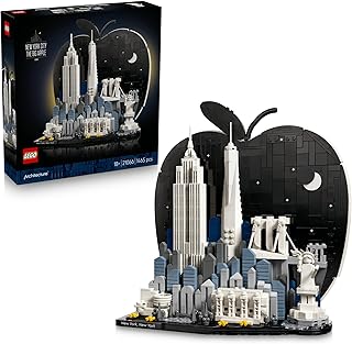 Architecture New York City – The Big Apple Building Set for Adults, Ages 18+ - Decor for Bedroom, Office or Desk - Gift for Men & Women - 21066