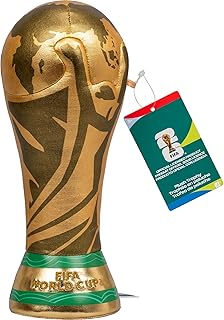 Jazwares FIFA World Cup 2026 10-Inch Plush Trophy - Official 2026 World Cup Collectible - Ages 3+