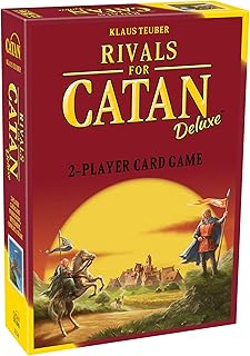 Rivals Card Game Deluxe Edition - Build, Trade, and Conquer with Enhanced Components! Family Game for Kids & Adults, Ages 10+, 2 Players, 45-60 Minute Playtime