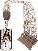 XANGNIER Clip and Go Strap for Phone with Wallet Crossbody, Phone Strap with Zippered Wallet, Adjustable Anti Theft Cellphone Lanyard for Women, Cellphone Chain Accessories,Multicolor 5