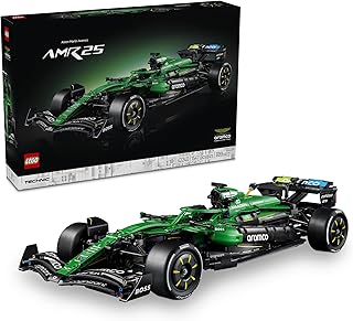Technic Aston Martin Aramco AMR25 F1 Car - Building Set for Adults, Ages 18+ - Model Car Kit with Detailed Features - Bedroom or Desk Decor - Gift for Men & Women - 42240