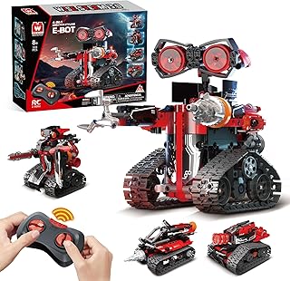 Robot Building Kit, STEM Robotics for Kids Ages 8-12, 533 Pcs Robot Kits Erector Set Rc Toy for Kids Age 8+, DIY Build Science Educational Gifts for Age 8 9 10 11 12+ Boys & Girls