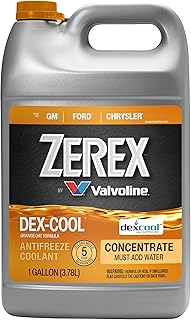 Zerex Dex-Cool Antifreeze Coolant Concentrate 1 Gallon