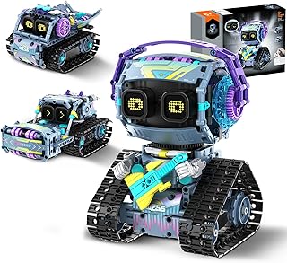 Robot Building Kit for Boys Ages 8-12, 3 in1 STEM Robotics Toys with Remote & App-Controlled 433PCS Robot Educational Coding Toy DIY Robotics Building Block Sets Birthday Gift for Kids Boys Girls 8-12