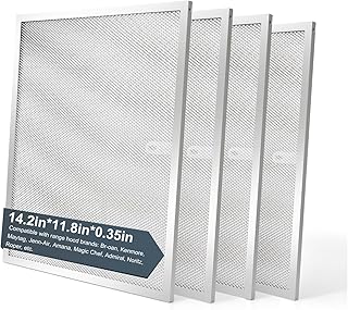 BPS1FA30 Range Hood Grease Filter 11-3/4" x 14-1/4"(2-Pack) Aluminum Filter Compatible with Bro.an Nu.Tone Allure Range Hood filter,Replaces 99010299 99010305 S99010305 AP3378953 by oneket