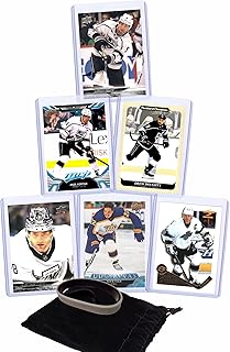 Los Angeles Kings Cards: Adrian Kempe, Anze Kopitar, Drew Doughty, Alex Laferriere, Kevin Fiala, Wayne Gretzky ASSORTED Hockey Stars & GOATs Trading Card & Wristbands Gift Pack