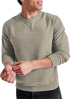 Originals Men's French Terry Sweatshirt, Tri-Blend Crewneck Sweatshirt for Men