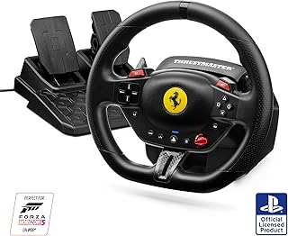 Thrustmaster T98 Ferrari 296 GTB Racing Wheel and Pedal Set (compatible with PS5, PS4 & PC)