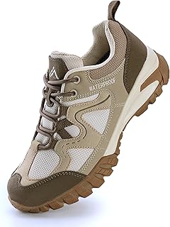 Women's Lightweight Waterproof Hiking Shoes for Walking, Outdoor & Climbing Size 6-11.5