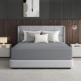 14 inch King Size Mattress, Cooling Memory Foam Mattress King with Enhanced Airflow, Pressure Relief & Durable Support, CertiPUR-US Certified Mattresses in a Box with Breathable Fabric