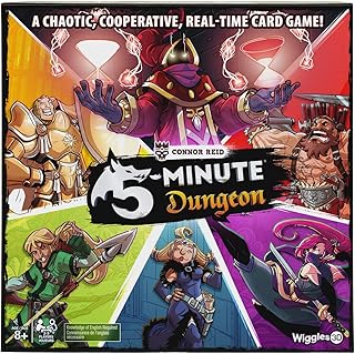 5-Minute Dungeon A Chaotic, Co-Operative, Real-time Card Game | Fast-Paced Board Game | for Families, Ages 8 & up | 2-5 Players
