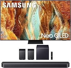 QN85QN70FAFXZA 85 Inch Neo QLED 4K Smart TV with a HW-Q990F Q Series Soundbar 11.1.4 Ch Subwoofer with Rear Speakers (2025)